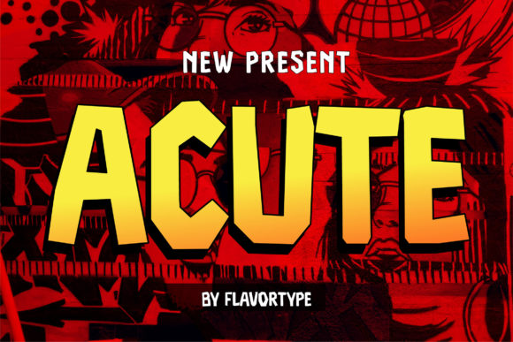 Acute Font for Creative Projects