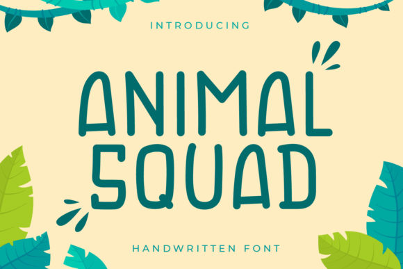 Animal Squad Font for Creative Projects
