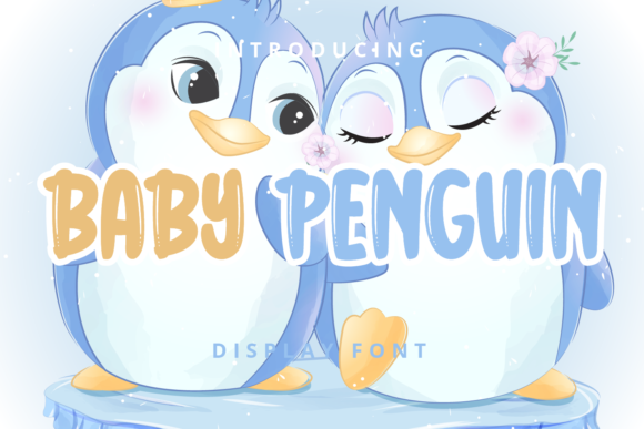 Baby Penguin Font for Business Branding
