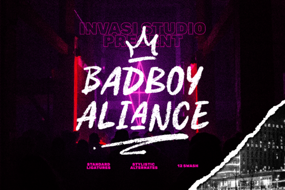 Badboy Aliance Font for Business Branding
