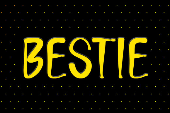Bestie: A Modern Display Font for Handmade Brands