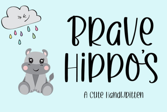 Brave Hippos Font for Creative Campaigns