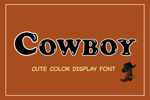 Cowboy Font: Bold and Bubbly for Creative Projects