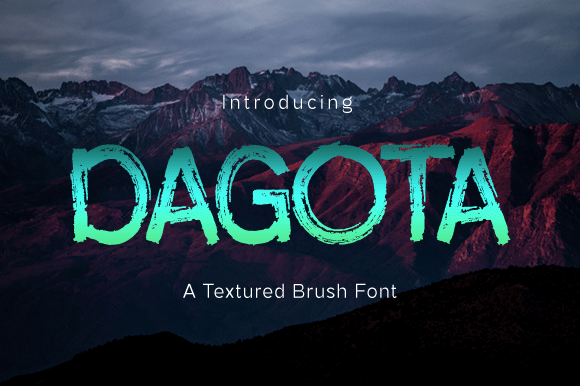 Dagota: The Brushed Display Font for Bold Campaigns