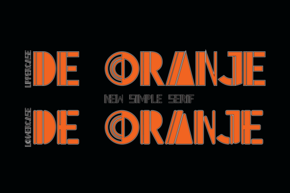 De Oranje: A Modern Display Font for Bold Branding