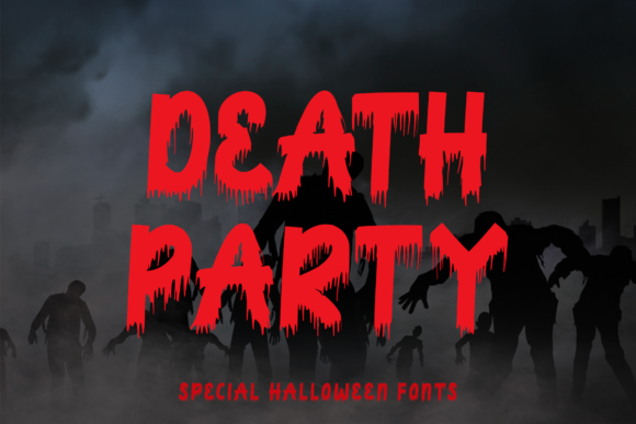 Death Party Font for Creative Brands
