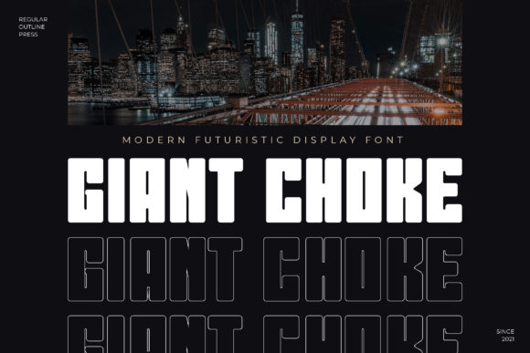 Giant Choke Font for Bold Branding