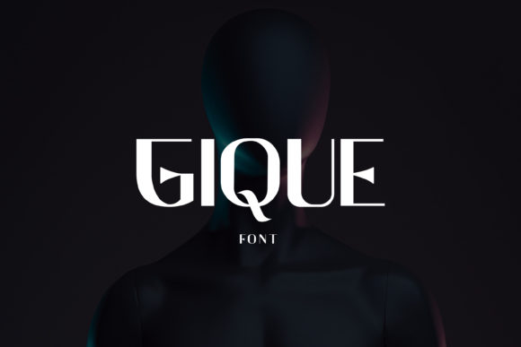 Gique Font for Editorial Design