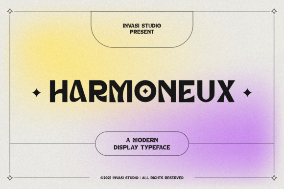 Harmoneux Font for Business Branding