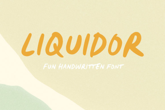Liquidor: A Cool Display Font for Business Branding