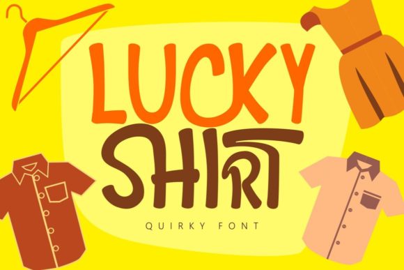Lucky Shirt Font for Bold Design
