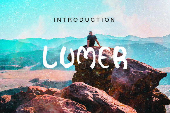 Lumer: A Cool Display Font