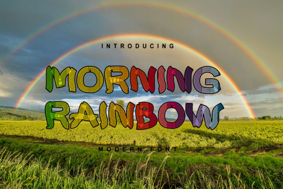 Morning Rainbow Font Review