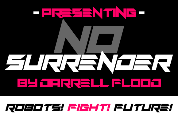 No Surrender Font for Bold Design