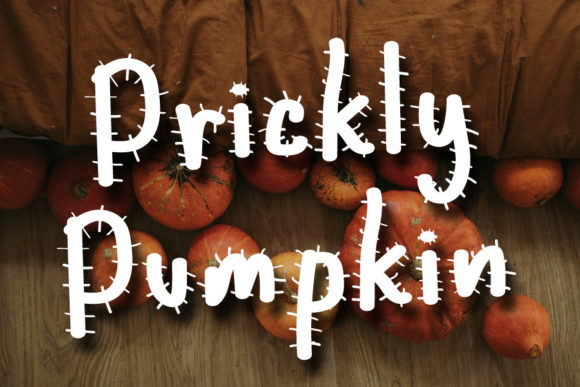 Prickly Pumpkin: A Fun Display Font for Makers