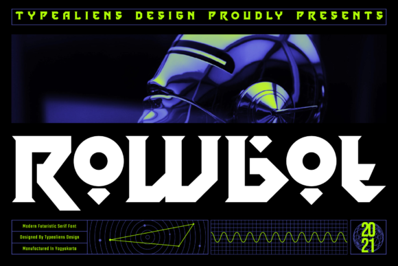 Rowbot: A Bold Display Font for Creative Projects