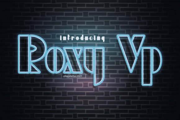 Roxy Vp: A Bold Display Font for Modern Design