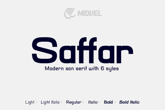 Saffar: A Modern Display Font