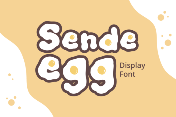 Sende Egg Font Review