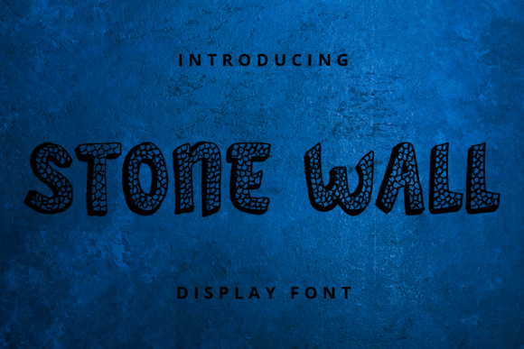 Stone Wall Font for Creative Projects