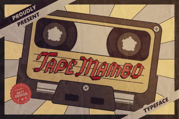 Tape Mambo Font for Editorial Design