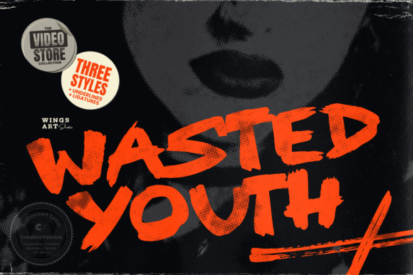 Wasted Youth Font for Bold Branding