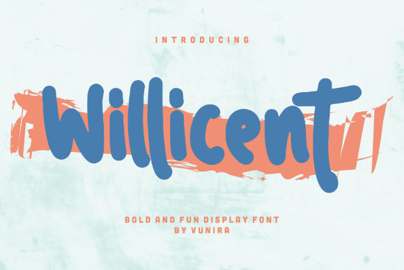 Willicent: A Playful Display Font