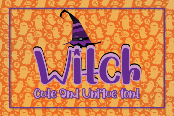 Witch: A Halloween Font for Creative Design
